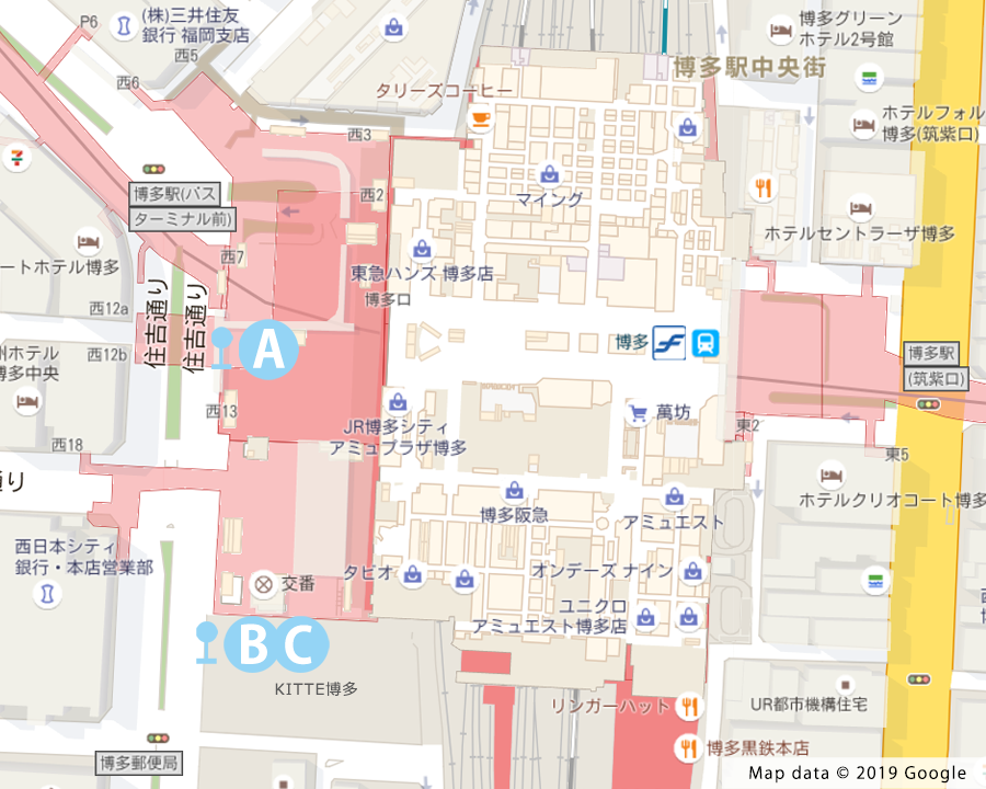 博多駅バス乗り場